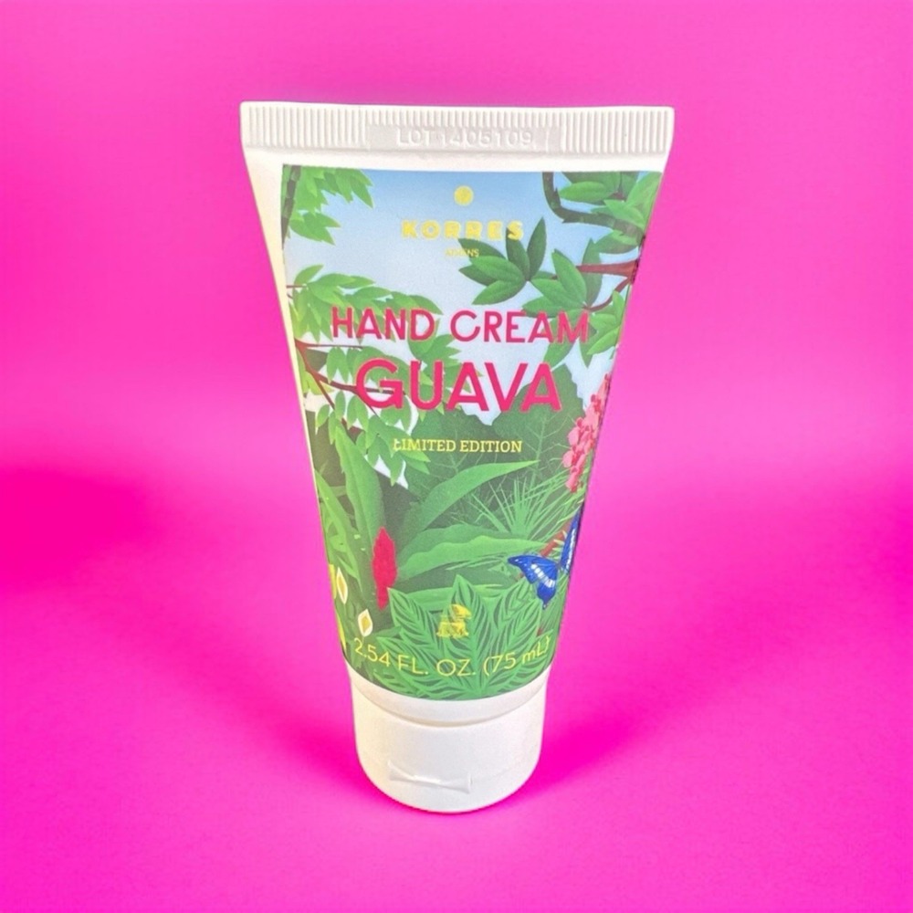 Korres Guava Hand Cream 2.54oz Moisturizing Lotion Shea Avocado Oil NEW NOS